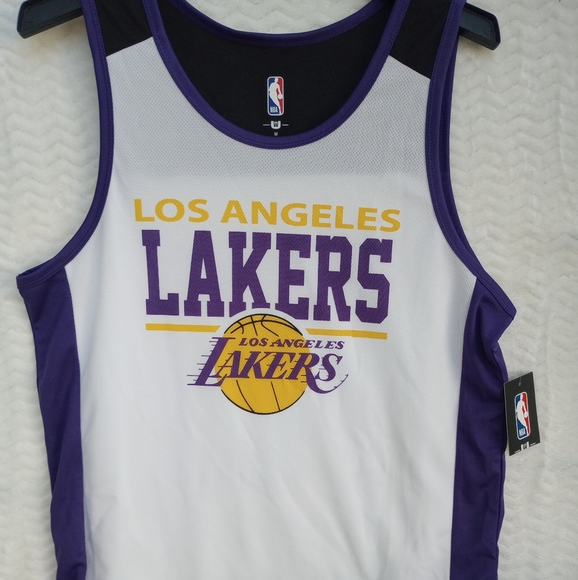 Nwt men's Los Angeles Lakers NBA sleeveless top shirt tank top size medium - Picture 1 of 7